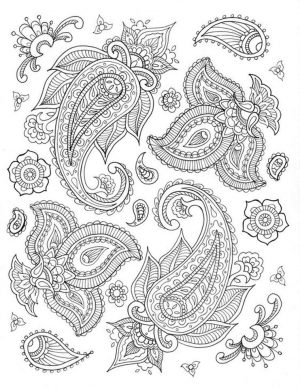 Adult Coloring Pages Paisley to Print 2bld