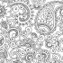 Adult Coloring Pages Paisley