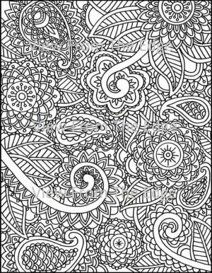 Adult Coloring Pages Paisley to Print 5ets