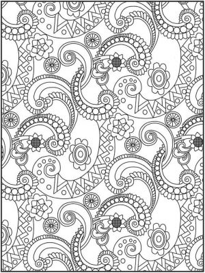 Adult Coloring Pages Paisley to Print 8shl