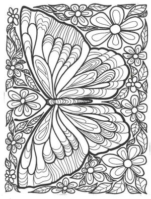 Adult Coloring Pages Patterns Butterfly 7uhb