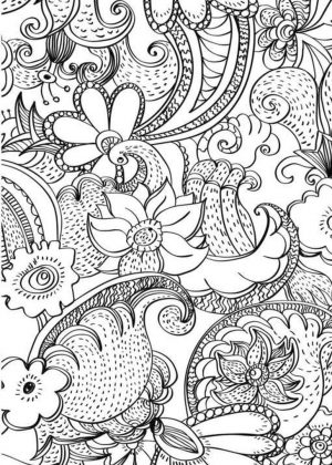 Adult Coloring Pages Patterns Floral Printable 6yhb