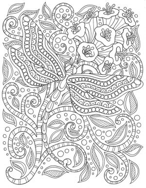 Adult Coloring Pages Patterns Flowers Free Printable otx0