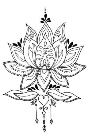 Adult Coloring Pages Patterns Flowers Free Printable ztq4