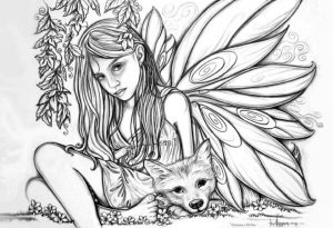 Adult Fairy Coloring Pages 7js2