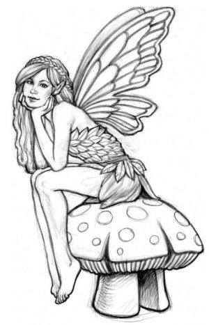 Adult Fairy Coloring Pages 8pr3