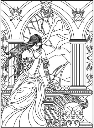 Adult Fantasy Coloring Pages 6lhb