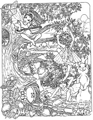 Adult Fantasy Coloring Pages 7fut