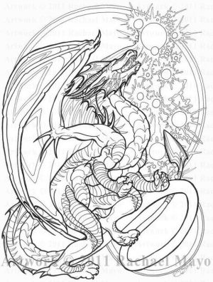 Advanced Fantasy Coloring Pages for Grown Ups 9bmd