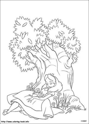 Alice In Wonderland Coloring Pages 5s6h