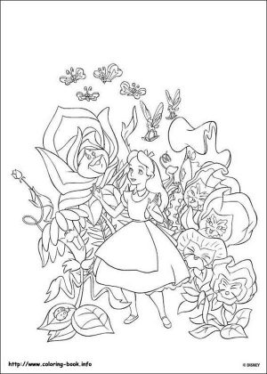 Alice In Wonderland Coloring Pages 6d4l