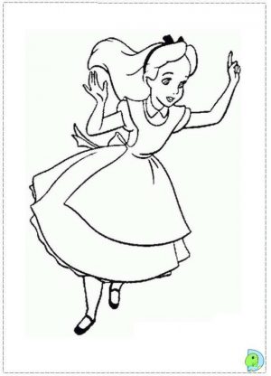 Alice In Wonderland Coloring Pages Free Printable 4fd7