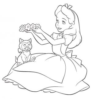 Alice In Wonderland Coloring Pages Free Printable 7cr1