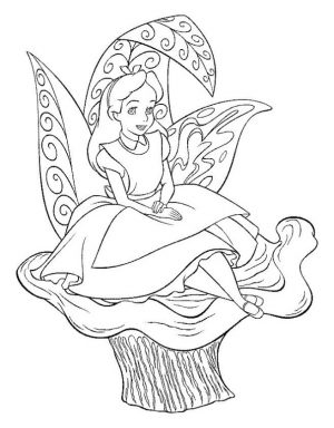 Alice In Wonderland Coloring Pages Free Printable 8cl2