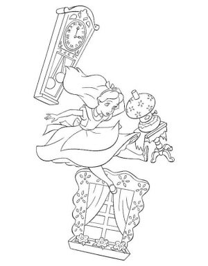 Alice In Wonderland Coloring Pages for Kids 3fw6