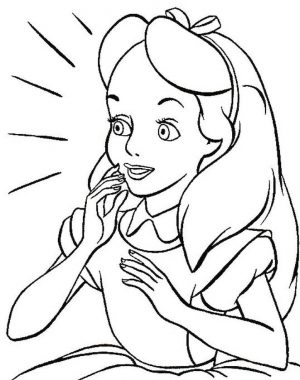 Alice In Wonderland Coloring Pages for Kids 4sp2