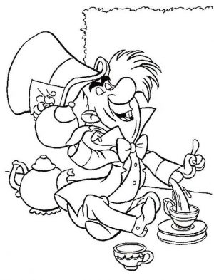 Alice In Wonderland Coloring Pages for Kids 6mh1