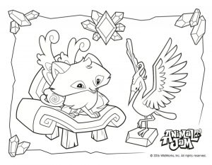 Animal Jam Coloring Pages Free Printable 4fox