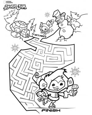 Animal Jam Coloring Pages Free Printable 5maz