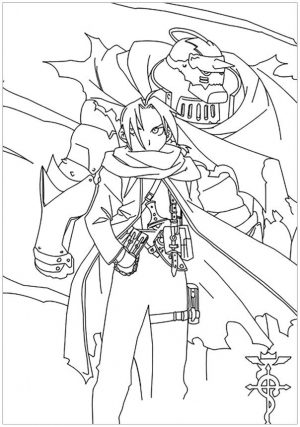 Anime Coloring Pages Full Metal Alchemist