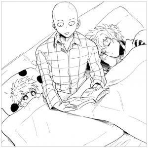 Anime Coloring Pages One Punch Man