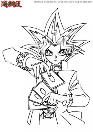 Anime Coloring Pages Yu Gi Oh Drawing Card