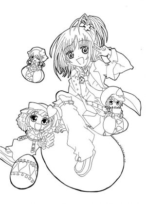Anime Coloring Pages for Girl 3shg