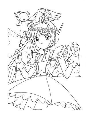 Anime Coloring Pages for Girl 5gks