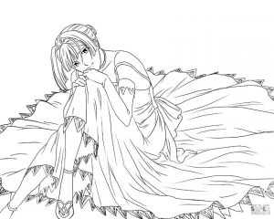 Anime Coloring Pages for Girls Alice L Malvin