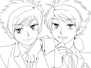Anime Coloring Pages for Girls Cool Anime Boys