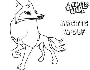 Arctic Wolf Animal Jam Coloring Pages to Print 3arc
