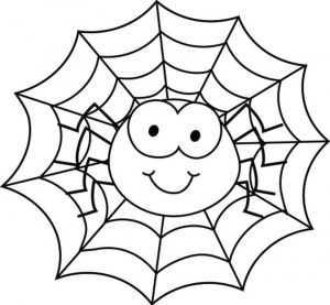 Baby Spider Web Coloring Pages by38