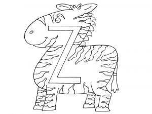 Baby Zebra Coloring Pages tto9
