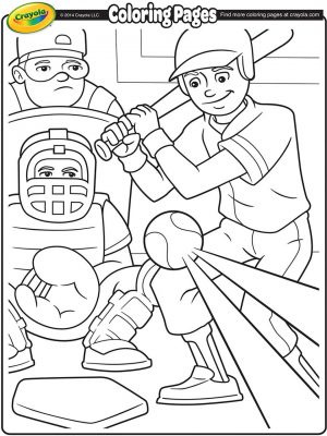 Baseball Coloring Pages Online – 64885