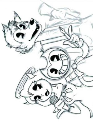 Bendy and The Ink Machine Coloring Pages bst5