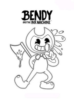 Bendy and The Ink Machine Coloring Pages evl7