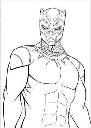 Black Panther Coloring Pages epc5