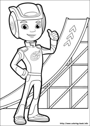 Blaze Coloring Pages The Young Driver