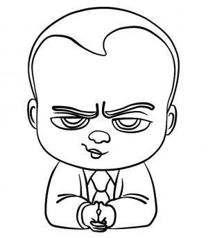 Boss Baby Coloring Pages Free to Print – 09412