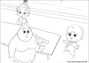 Boss Baby Free Printable Coloring Pages – 82121
