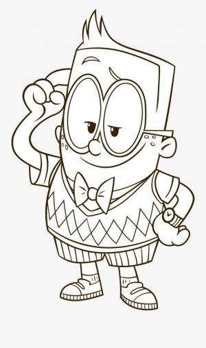 Captain Underpants Coloring Pages Free Printable 662r