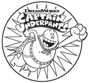 Captain Underpants Coloring Pages for Kids 113x