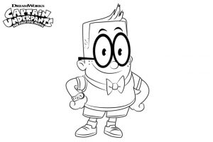 Captain Underpants Coloring Pages for Kids 116b