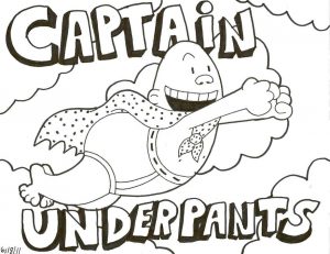 Captain Underpants Coloring Pages to Print 992k