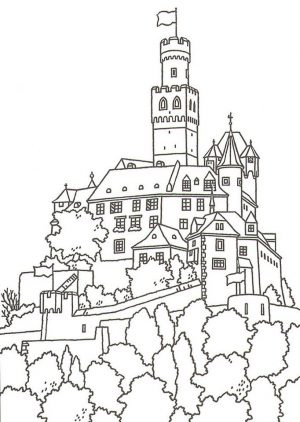 Castle Coloring Pages Printable – 2bs81
