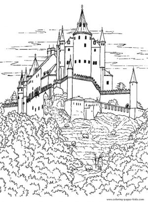 Castle Coloring Pages for Adults – b47ch