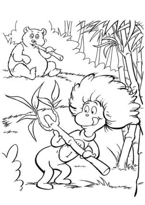 Cat In The Hat Coloring Pages 5BGR