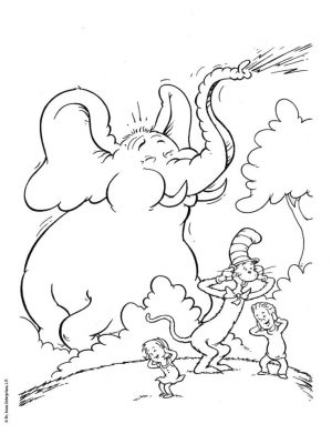 Cat In The Hat Coloring Pages to Print 6jnu