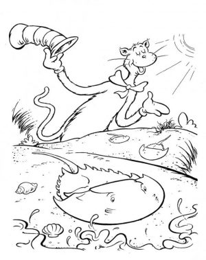 Cat In The Hat Coloring Pages to Print 7hyb