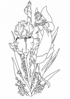 Coloring Pages for Teenage Girl to Print Spring Fairy